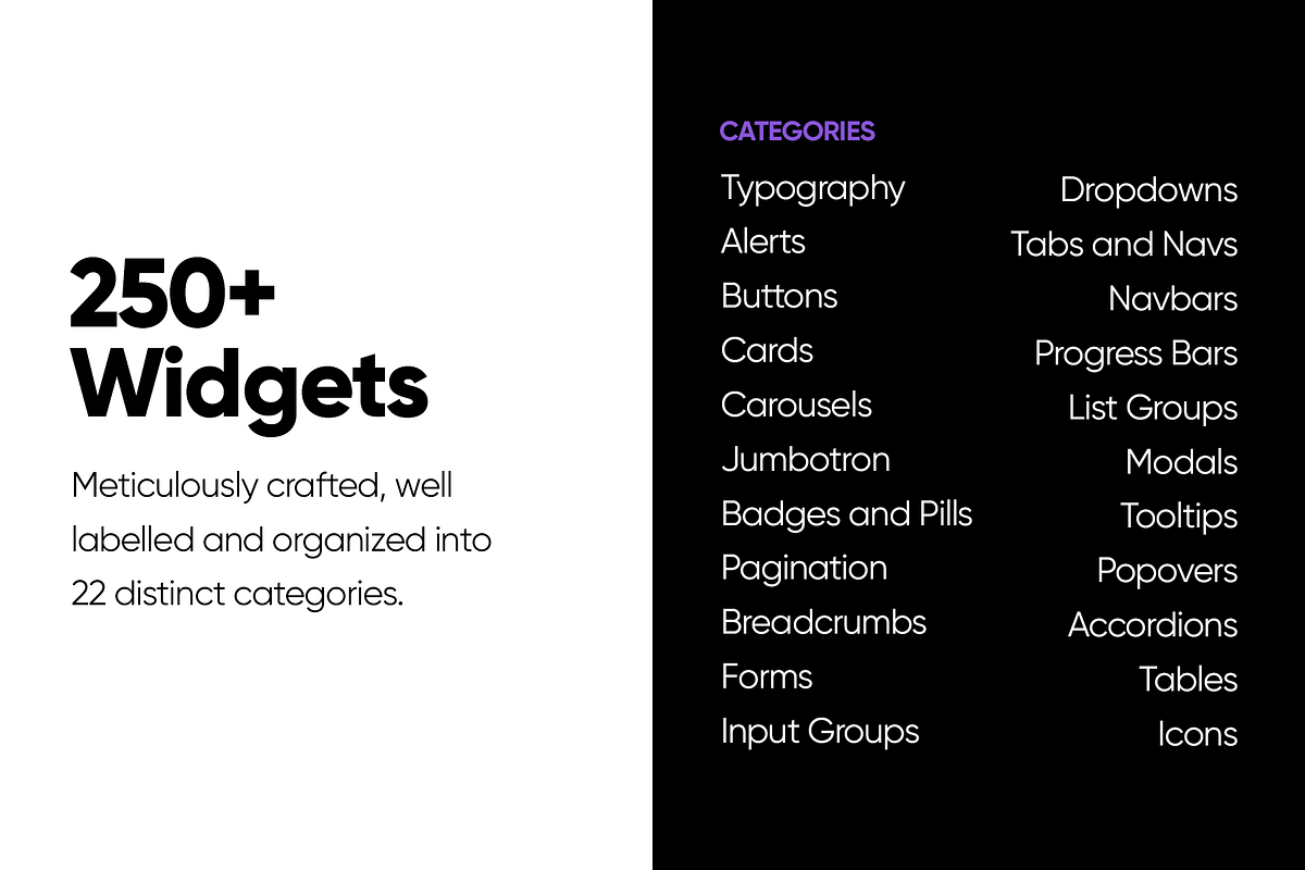 Axure Bootstrap 4 Widget Library, an UI Kit Template by Axure Themes (Photo 2 of 4)