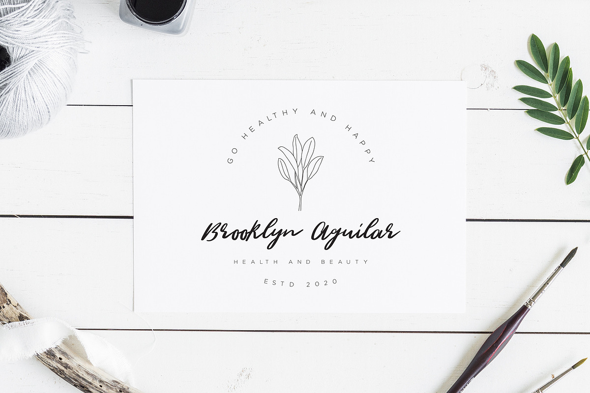 Trending Feminine Logo Bundle V02, a Branding & Logo Template by XpertgraphicD (Photo 4 of 22)
