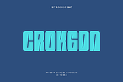 Crokgon - Modern Bold Typeface, a Sans Serif Font by Letterna (Thumbnail 1 of 4)