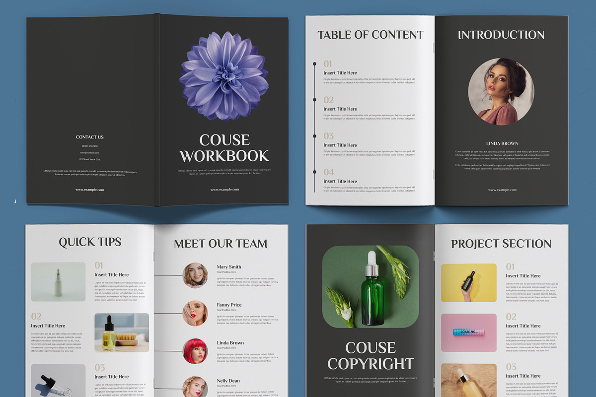 Course Workbook Layout Template, a Stationery Template by ContestDesign (Photo 2 of 3)
