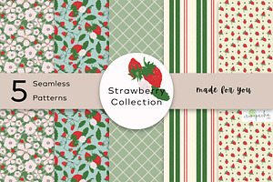 Strawberry Collection Pattern Bundle