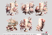 Vintage Romantic Clipart Bundle, a Decorative Illustration by EdeniaArtStudio (Thumbnail 10 of 13)