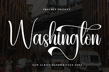Washington | Script Font