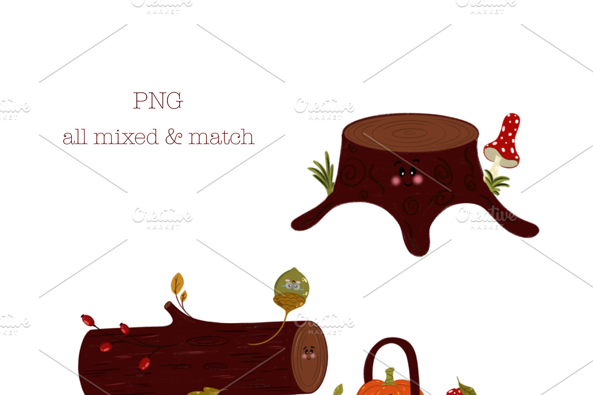 Big Fall Doodles Collection, a Decorative Illustration by Oleksandra Illustrates (Photo 5 of 29)