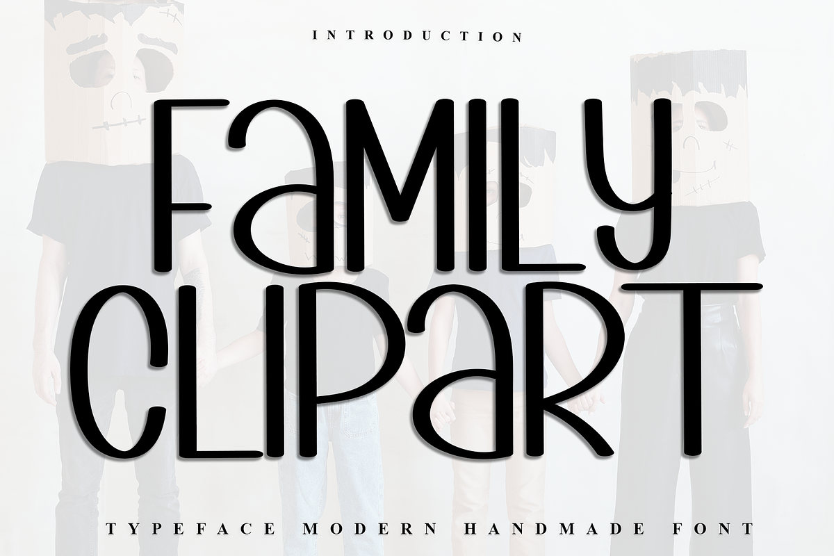 Family Clipart, a Sans Serif Font by InermediaSTUDIO (Photo 1 of 7)