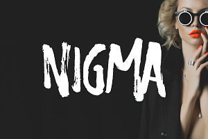 Nigma - Brush Font