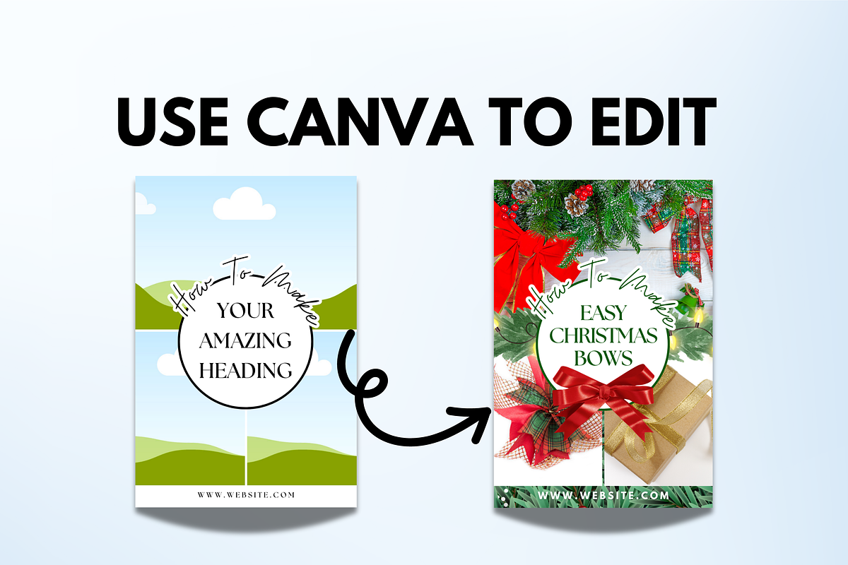 Tutorial Pinterest Pin Templates, a Social Media Template by MEDIA MINIMALIST (Photo 6 of 7)