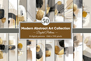Modern Abstract Art Collection, a Decorative Illustration by Housui Patterns (Thumbnail 1 of 12)