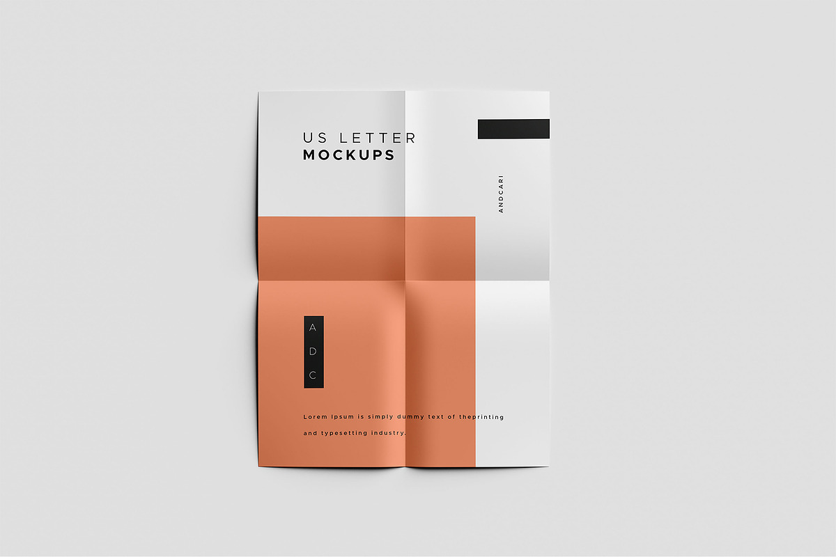 US Letter Flyer Mockup, a Print Template by AlkStudio (Photo 8 of 13)