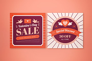 Valentine Sale Banner, an UI Kit Template by graphicook (Thumbnail 5 of 5)