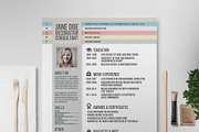 Resume/CV Template V, a Resume Template by Print Forge (Thumbnail 1 of 3)