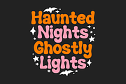 Spooky Witches - Groovy Font, a Handwritten Font by SaktiAvellin (Thumbnail 7 of 8)