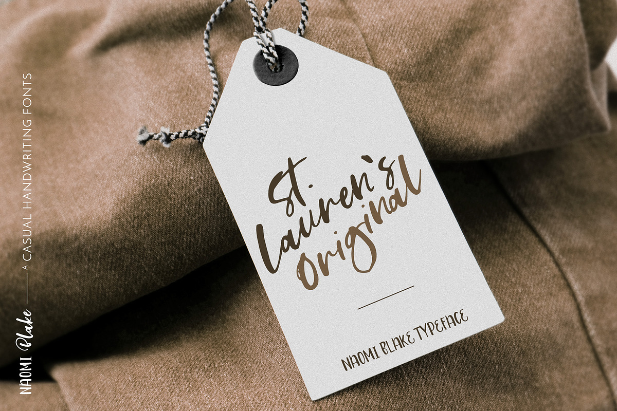 Naomi Blake, a Script Font by BlueRobinDesignShop (Photo 10 of 20)