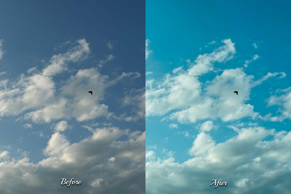30 Sky Photoshop Collection, an Action Add-On by 3Motional (Photo 5 of 11)