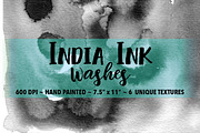 India Ink Wash Backgrounds, a Texture Graphic by M. by mprintly (Thumbnail 1 of 5)