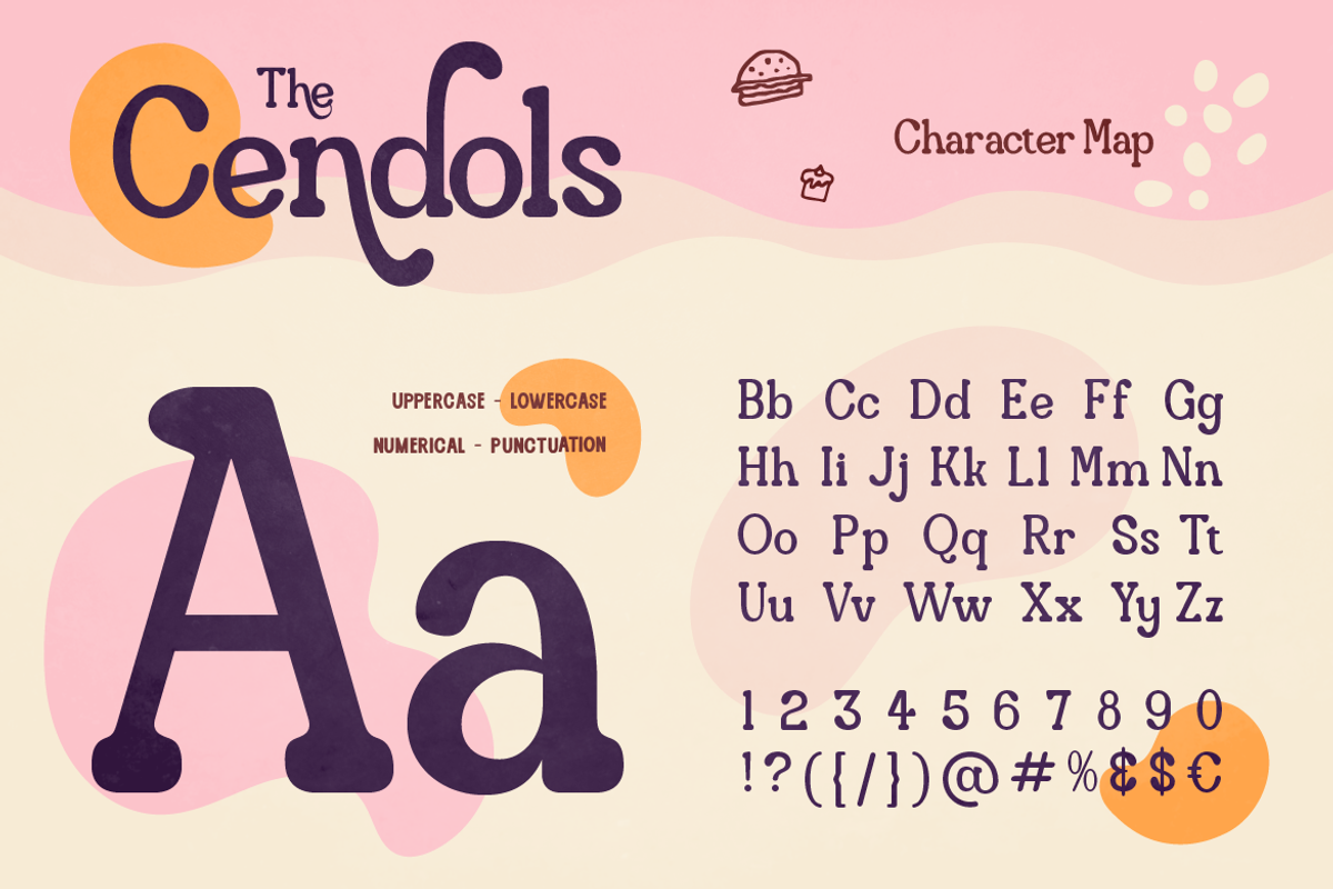 Cendols, a Serif Font by Burntilldead (Photo 2 of 12)