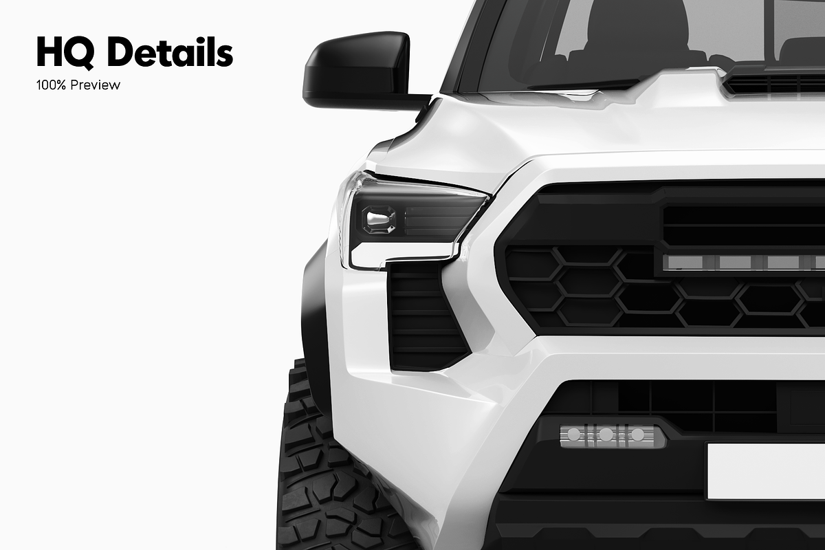 Pickup Truck Mockup 14, a Product Mockup by Mockupix (Photo 2 of 12)