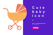 Cute Baby Icon Illustration Design, a Decorative Illustration by freeject.net (Thumbnail 1 of 2)