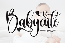 Babycute | Script Font