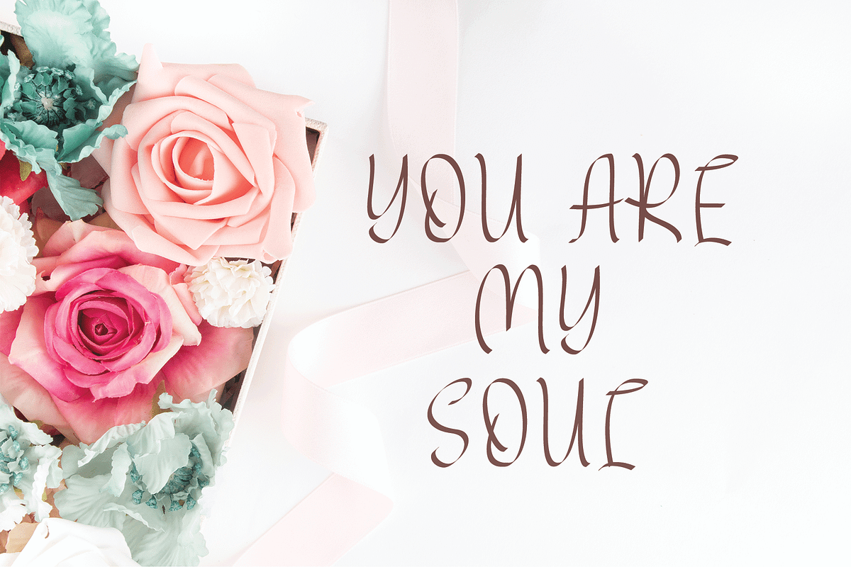 MY LOVE elegant, a Script Font by Letter-P (Photo 9 of 10)