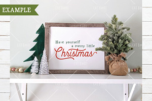 Christmas Frame Mockup 3