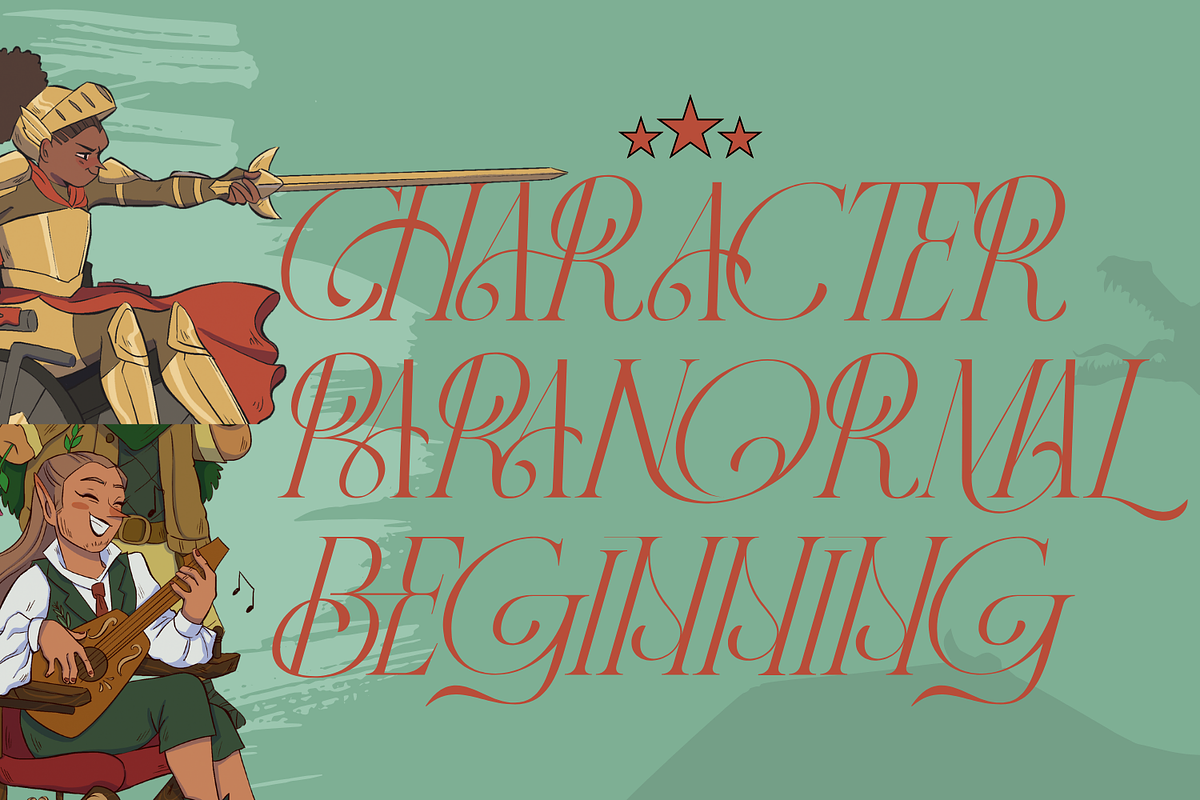 Panorama Ligatures Font, a Serif Font by 177Studio (Photo 3 of 8)