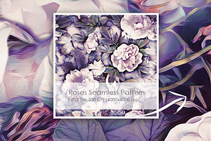 Roses Seamless Pattern