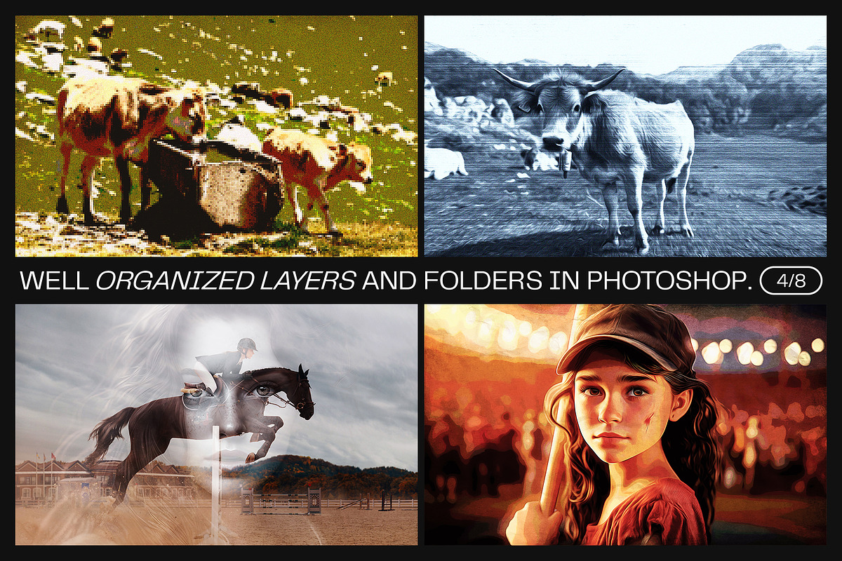 12 Photo Effect Templates, a Brushes & More by iDoodle Studio (Photo 4 of 6)