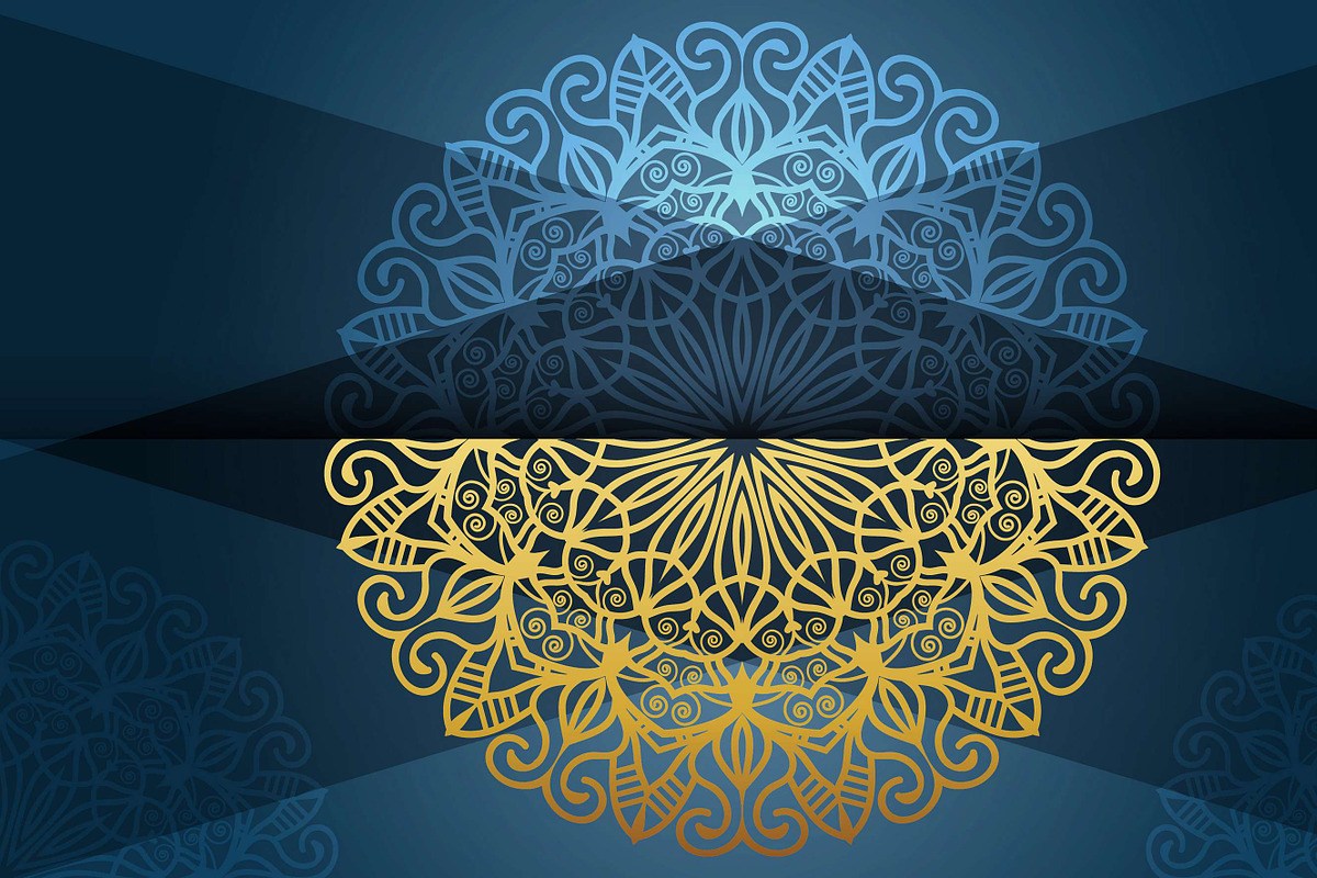 560+ Mandala Design Mega Collection, a Decorative Illustration by NJ Himel (Photo 8 of 289)