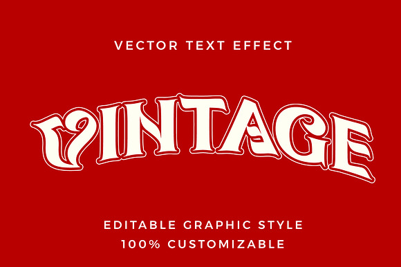 Retro Swirl Text Effect preview 3