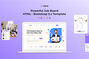 Jobhub - Job Board HTML Template, a HTML Template by AliThemes (Thumbnail 1 of 2)