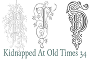 Kidnapped at Old Times SUPER PACK 43, a Blackletter Font by Intellecta Design (Thumbnail 4 of 9)
