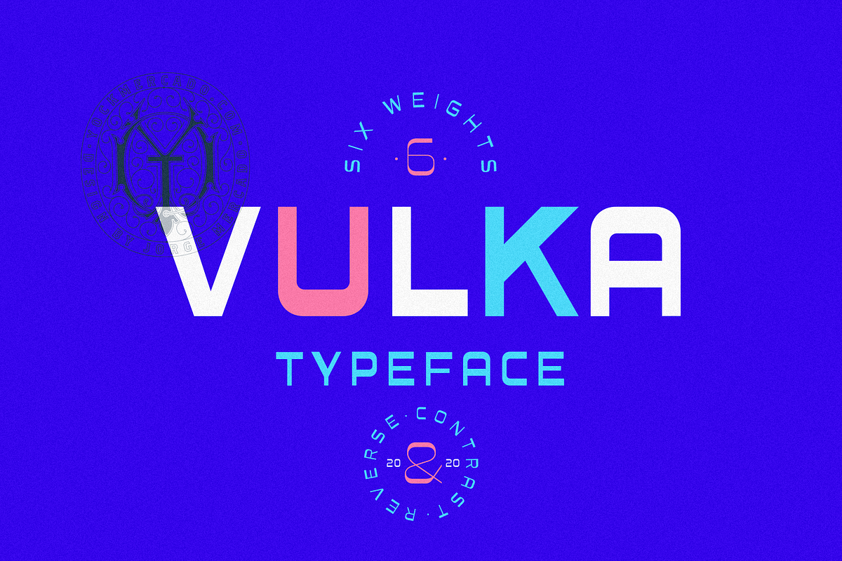 Vulka Reverse Contrast Typeface preview 6