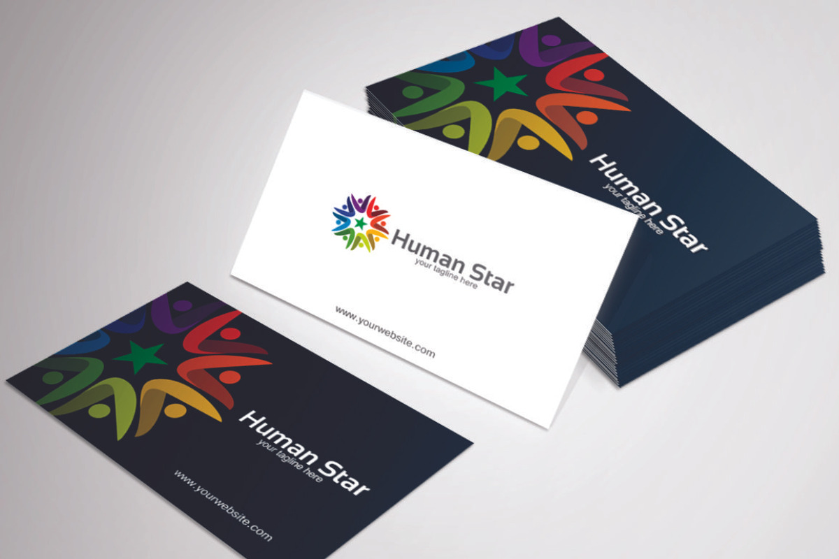 Human Star - Logo, a Branding & Logo Template by Alfam17 (Photo 3 of 3)