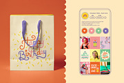 Joyful Greeting Cards - Vector & PSD, a Card Template by Carole Chevalier (Thumbnail 9 of 11)