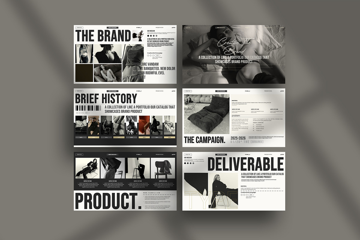 CREATIVE BRIEF PRESENTATION TEMPLATE, a Presentation Template by Aura Agency (Photo 7 of 10)