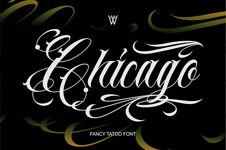 Chicago Script Tattoo Font