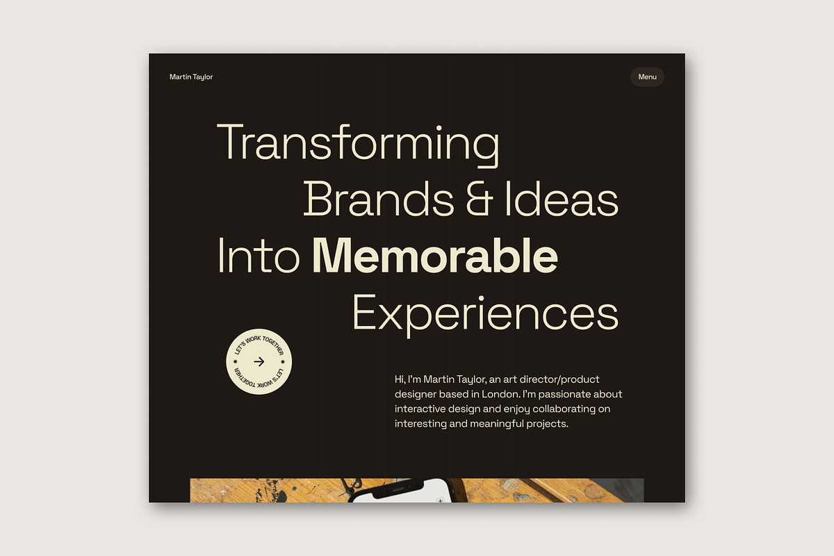 Klear — Framer Portfolio Template, a Landing Page Template by TamerMagdy (Photo 2 of 5)