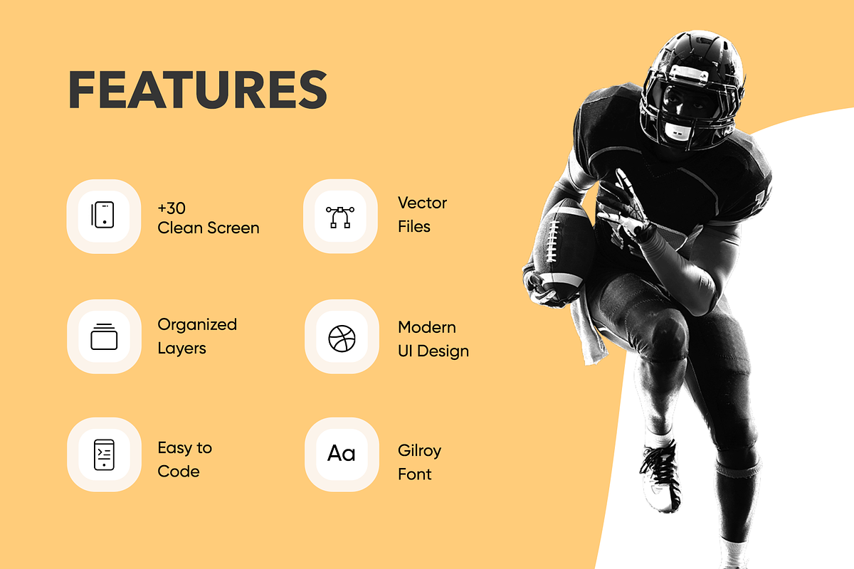 Kick off UI Kit, a Templates & Theme by ghassan.hani
