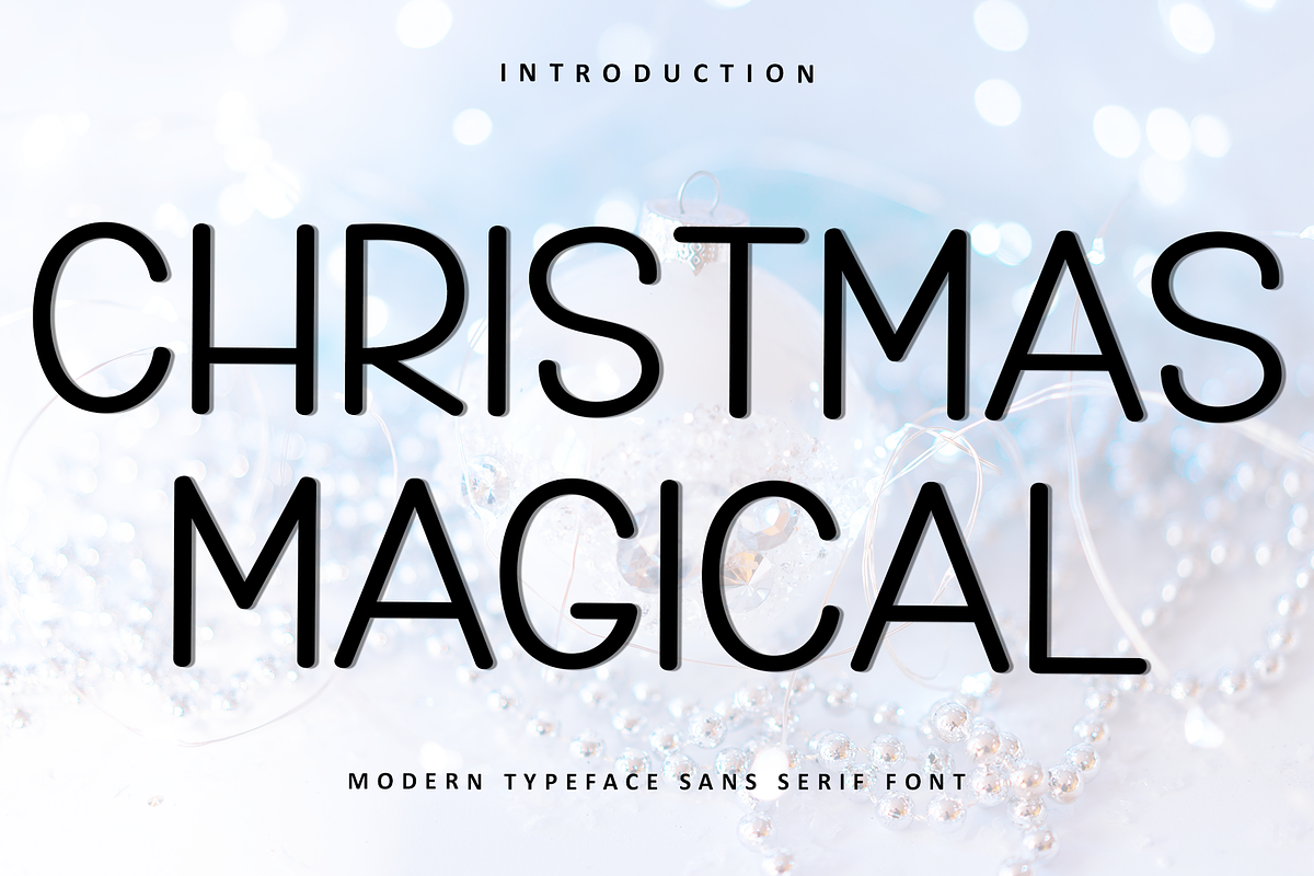 Christmas Magical, a Sans Serif Font by InermediaSTUDIO (Photo 1 of 8)