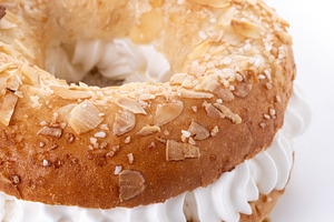 Traditional Spanish Roscon de Reyes with christmas decoration, a Food & Drink Photo by etorres69