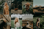 10 Dark Green Lightroom Presets, a Preset Add-On by CVR Presets (Thumbnail 3 of 8)