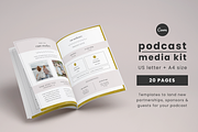 Podcast Media Kit, a Design Template by Studio Soluna (Thumbnail 1 of 10)