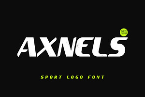 Axnels | Sport Logo Font