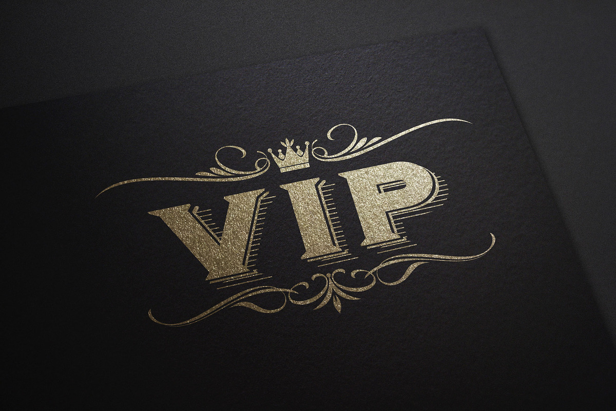 VIP Stock Logo, a Branding & Logo Template by potterDesigns (Photo 1 of 4)