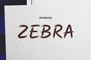 ZEBRA Brush, a Symbol Font by da_only_aan (Thumbnail 1 of 6)