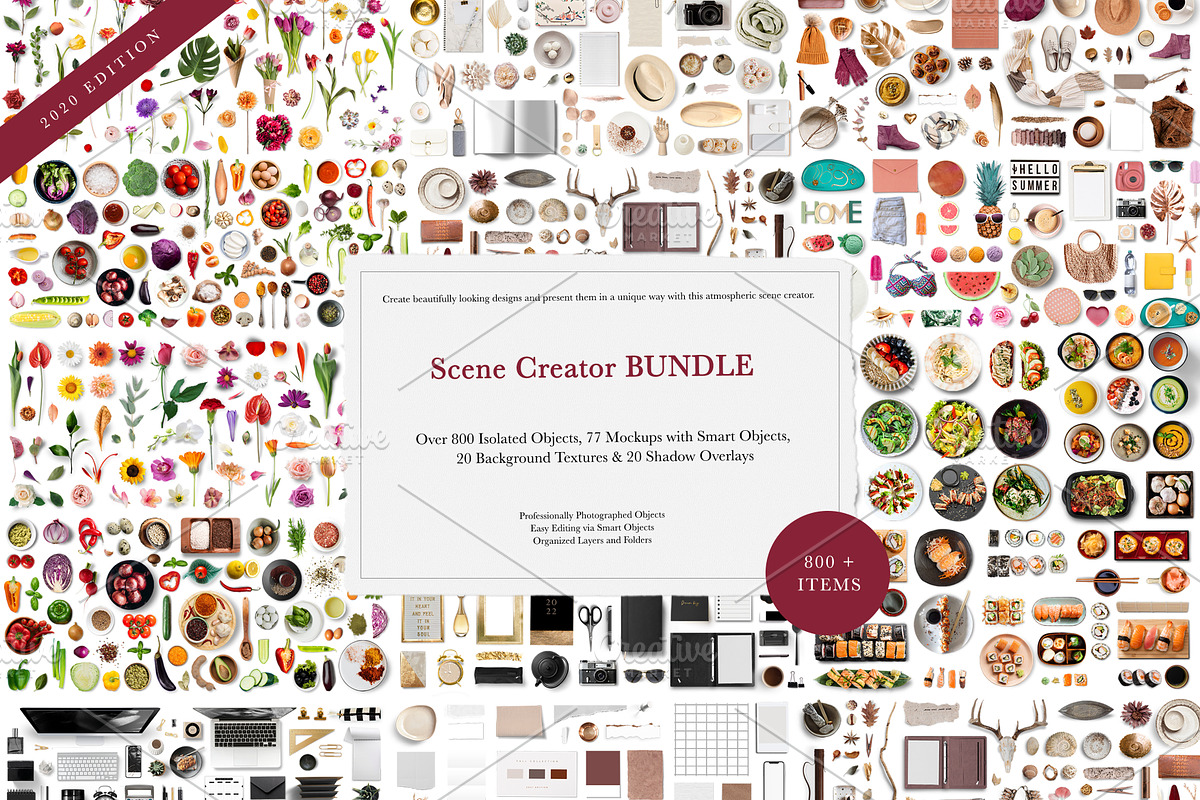 Mega Scene creator Bundle, a Books & Magazine Mockup by Kzara Visual Concepts (Photo 19 of 19)