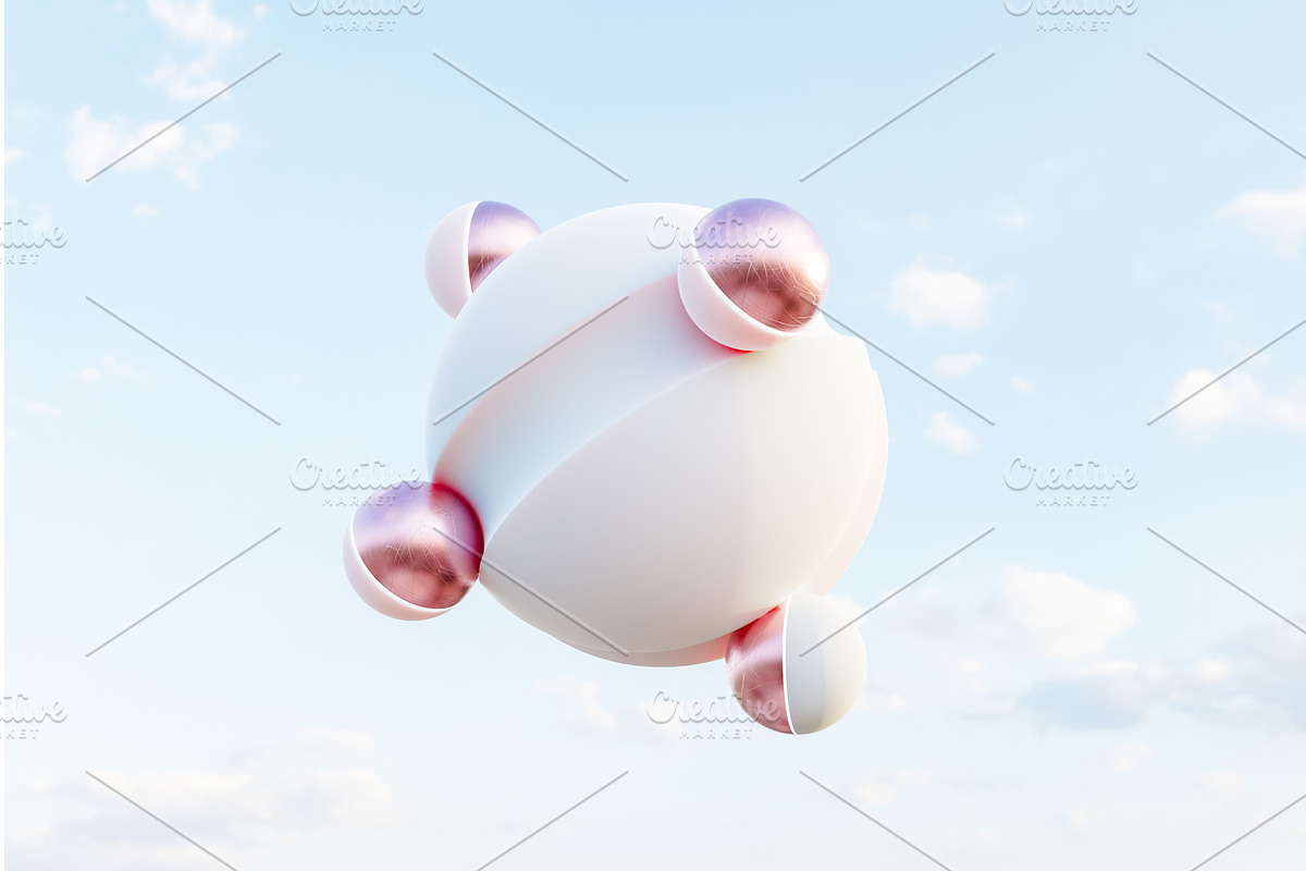 3D illustration. Abstract sphere, an Environmental 3D Model by Daniel Megias