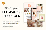Ecommerce Shop Template Pack | Canva, a Design Template by Fourteen Creative Co. (Thumbnail 1 of 13)