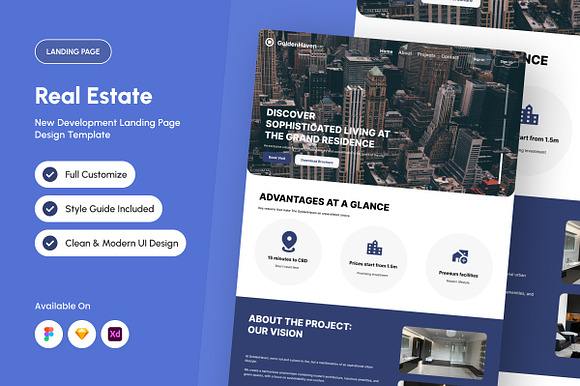 Goldenhaven Modern Property Page